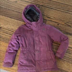 The North Face Kids Maroon Puffer Jacket